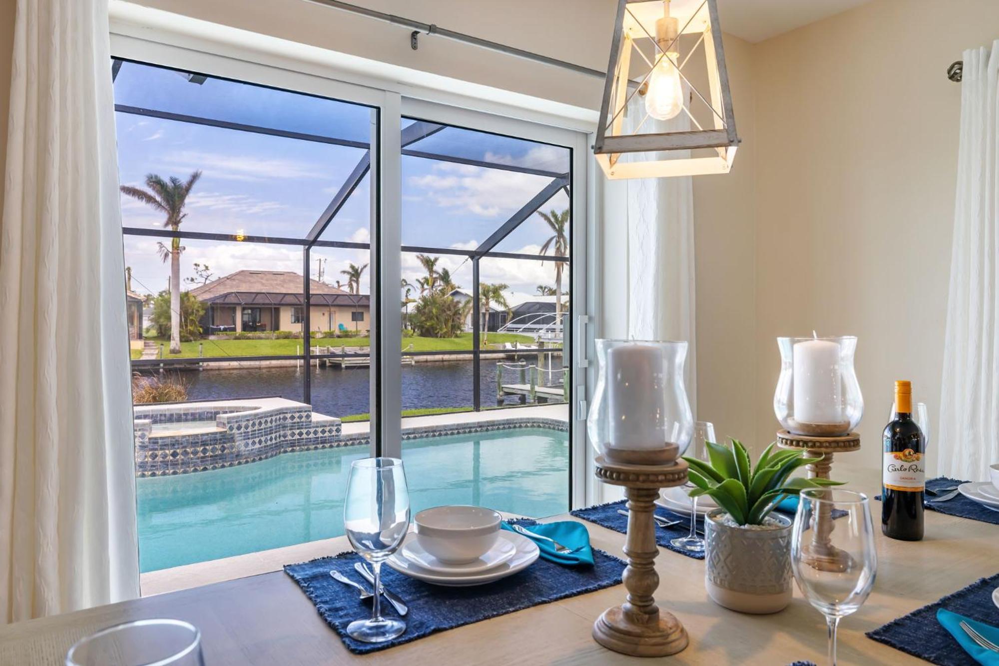 Fully Remodeled Electric-Heated Pool Home On Gulf-Access Canal - Villa Sunny Cape Coral Dış mekan fotoğraf
