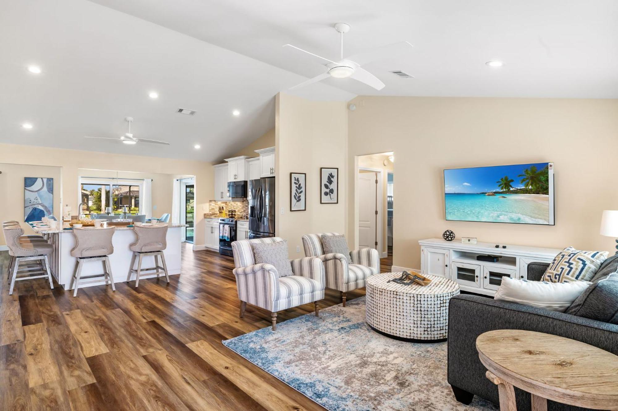Fully Remodeled Electric-Heated Pool Home On Gulf-Access Canal - Villa Sunny Cape Coral Dış mekan fotoğraf
